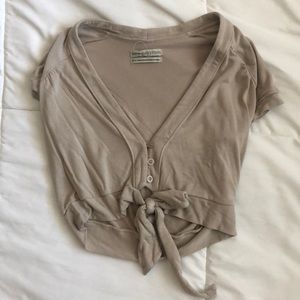 Urban outfitters cropped short sleeve